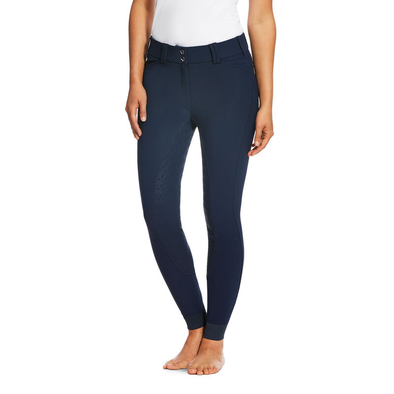 Ariat English: Tri Factor Grip Full Seat Breech Leggings Mujer - Azul Marino (GWRUY8374)